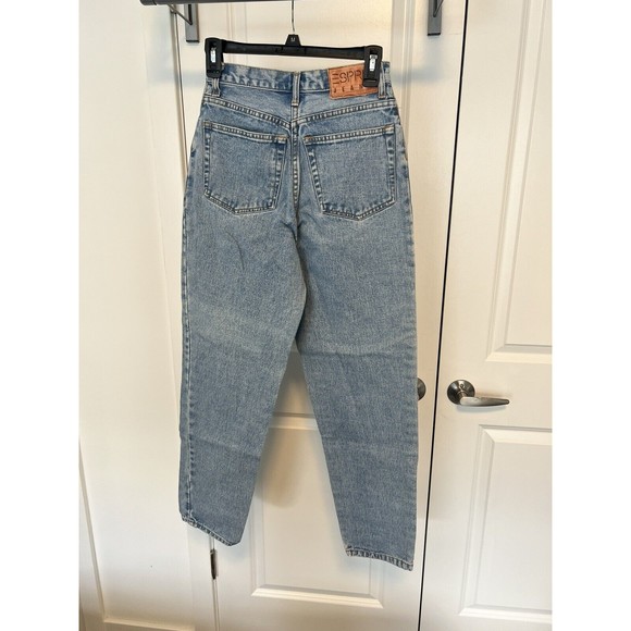 Esprit Relaxed Fit High Rise Jeans Denim Light Wash Tagged Size 3 Sz 0 24 - Picture 7 of 13